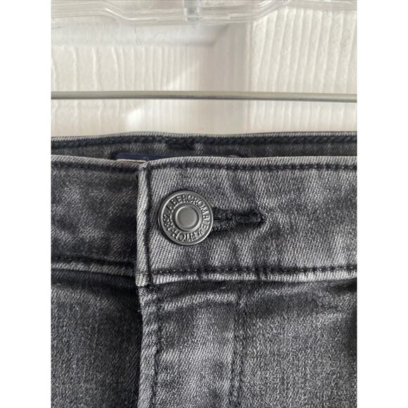 Abercrombie Fitch Women's 4S Simone High Rise Super Skinny Black Denim Jeans - Picture 4 of 7